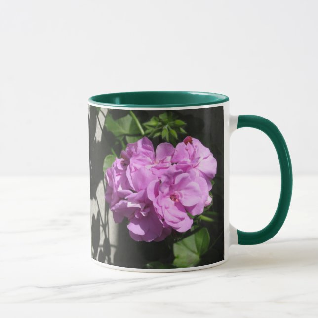 Pink Ivy Geranium Mug (Right)