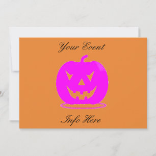 Pink Jack o'lantern Halloween Thunder_Cove