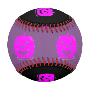 Pink Jack o'lantern Halloween Thunder_Cove Baseball