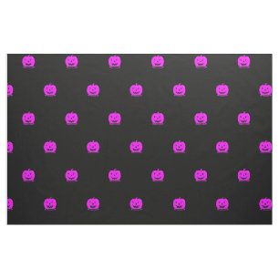 Pink Jack o'lantern Halloween Thunder_Cove Fabric