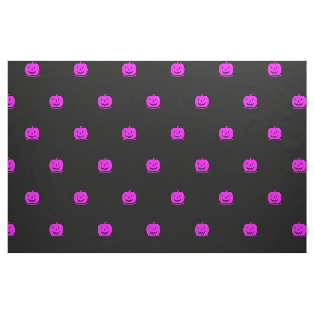 Pink Jack o'lantern Halloween Thunder_Cove Fabric (Yard)