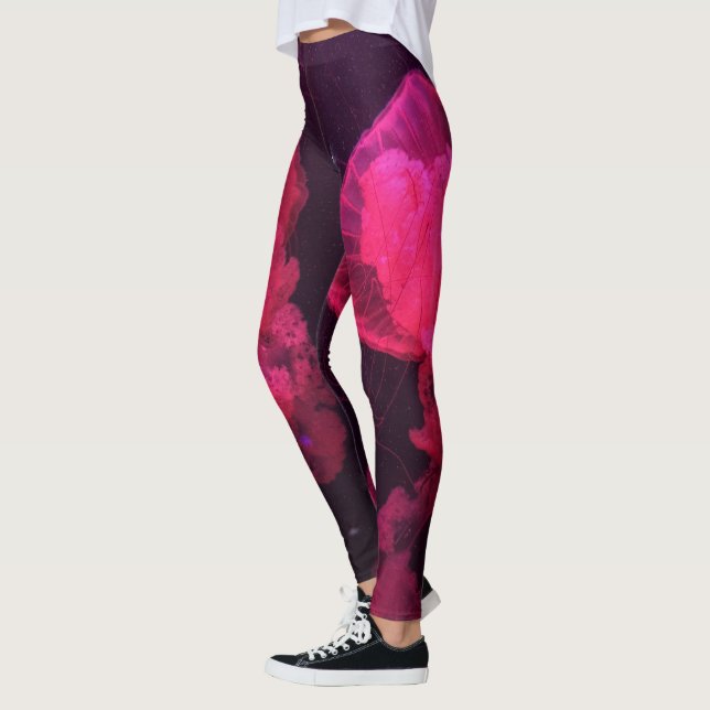 Pink Jellyfish Leggings (Left)