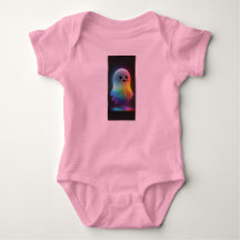 Pink jersey baby suit design