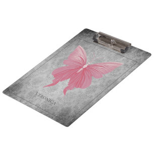 Pink Jewelled Dragonfly Clipboard