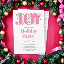 Pink Joy with berries Christmas photo