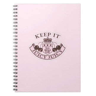 Pink Juicy Inspired Spiral Notebook