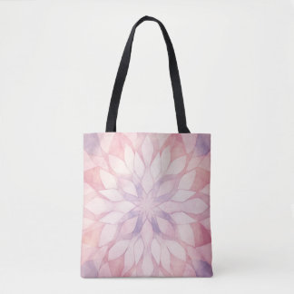 Pink Kaleidoscope Tote Bag