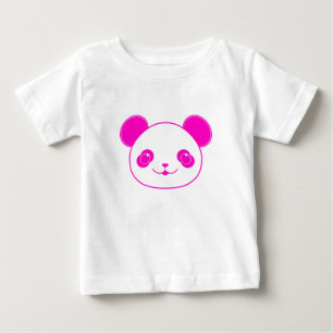 Pink Kawaii Panda Bear Baby T-Shirt