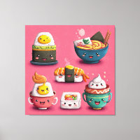 Pink Kawaii Sushi Feast