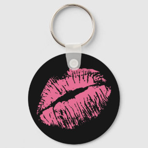 Pink Kiss Keychain