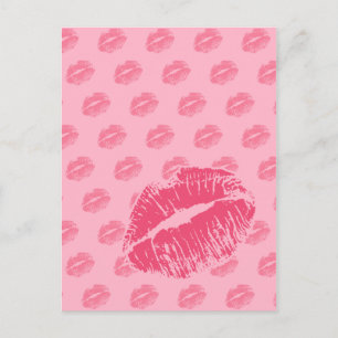 Pink Kiss Postcard