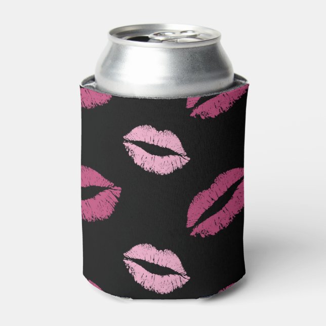 Pink Kisses Can Cooler (Can Front)