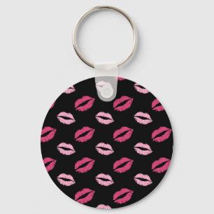 Pink Kisses Keychain