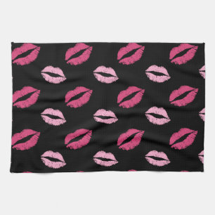 Pink Kisses Kitchen Towel