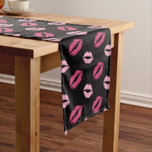 Pink Kisses Short Table Runner