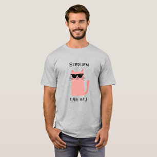Pink Kitty With Sunglasses T-Shirt