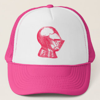 Pink Knight Medieval Armour Helmet Knights Trucker Hat