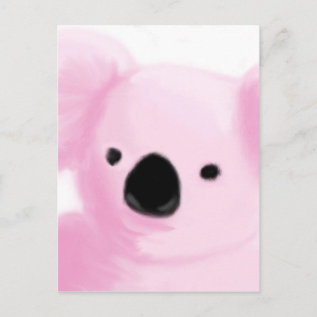 Pink Koala Postcard (Front)
