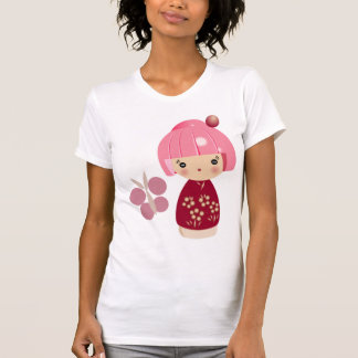 Pink Kokeshi Triplet Tee