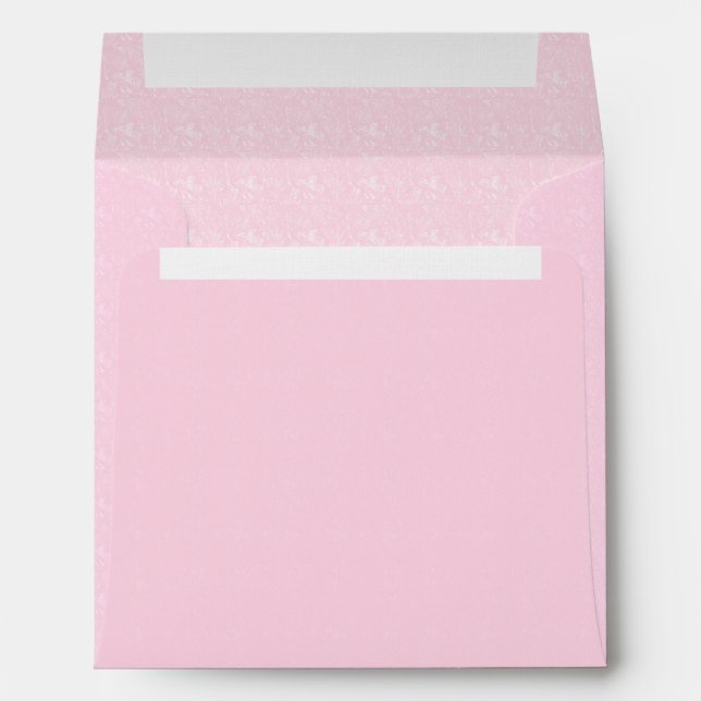 Pink Lace Customized Envelope (Back (Bottom))
