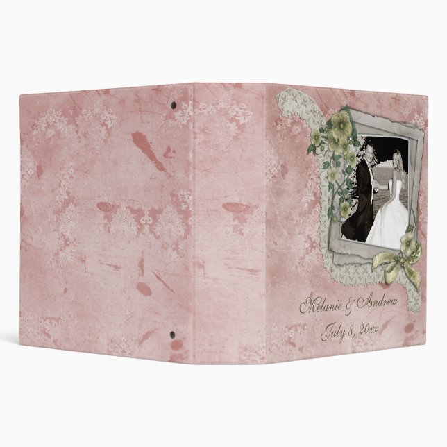 Pink Lace Frame Binder (Background)