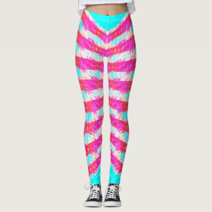 pink lace pattern leggings