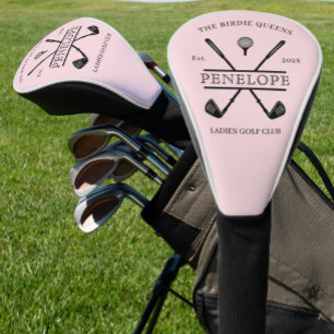 Pink Ladies Golf Club Name Head Cover