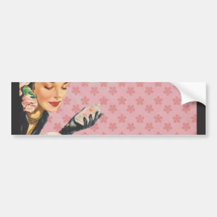 Pink Lady - Bumper Sticker - Add your name