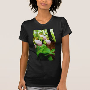 Pink Lady Slipper wild Orchid T-Shirt