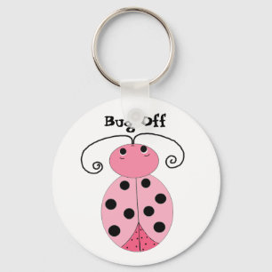 Pink Ladybug - Bug Off Keychain