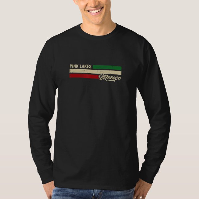 Pink Lakes Mexico 2 T-Shirt (Front)