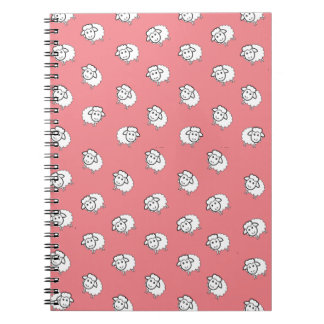 Pink lamb notebook