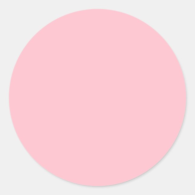Pink Large Classic Round Sticker (Front)