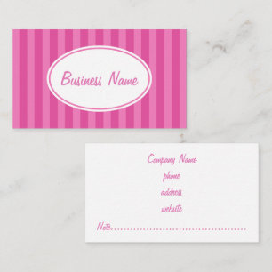 Pink Lavender Business Card
