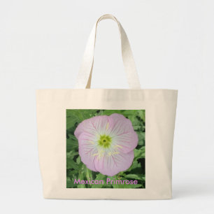Pink Lavender Mexican Primrose Flower Tote Bags