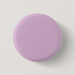 Pink Lavender Solid Colour 1 Inch Round Button