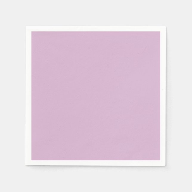 Pink Lavender Solid Colour Napkin (Front)