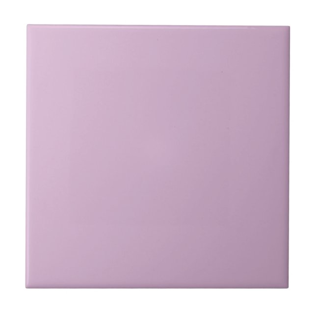 Pink Lavender Solid Colour Tile (Front)