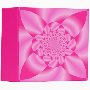 Pink Leaf Petal Binder