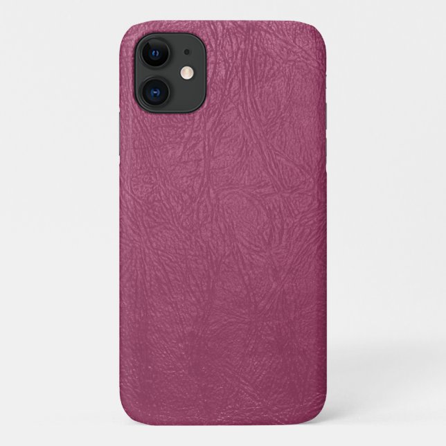 Pink Leather, Leather Texture, Leather Background Case-Mate iPhone Case (Back)