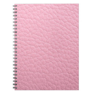 Pink leather  notebook