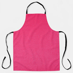 Pink leather texture apron