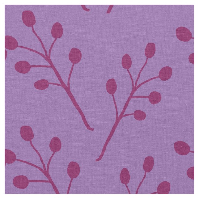 Pink Leaves  Fabric (Close Up)