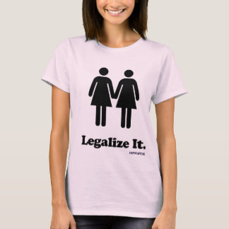 Pink Legalize Gay Marriage Shirt