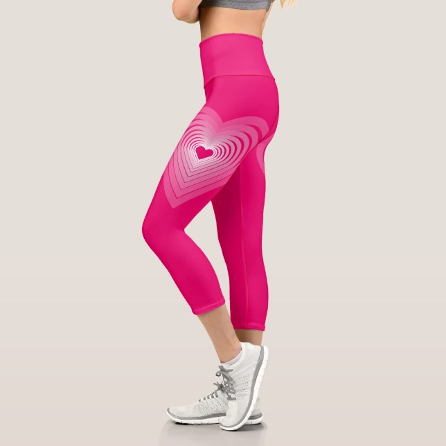 Pink Leggings with Hearts (Left)