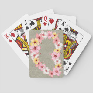 Pink Lei Play Playing Cards