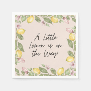 Pink Lemon Disposable Napkins