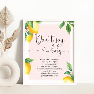 Pink Lemon ne dit pas bébé gaby douche jeu poster