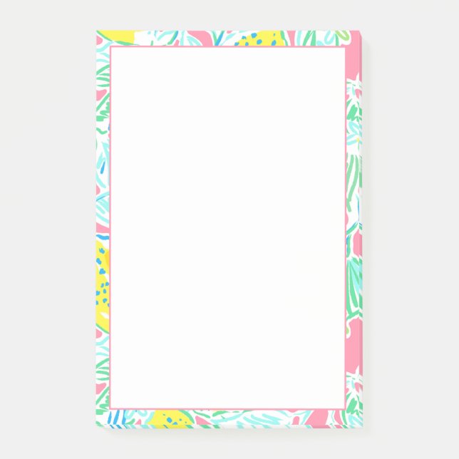 Pink Lemon Sticky Notes (Front)