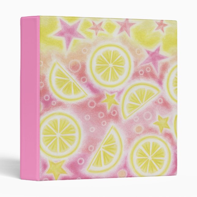 Pink Lemonade binder pink spine (Front/Spine)